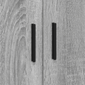 vidaXL Grey Sonoma Storage Cabinet - 118x41x40 cm, Made of Engineered Wood