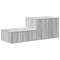 vidaXL Grey Sonoma Storage Cabinet - 118x41x40 cm, Made of Engineered Wood
