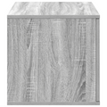 vidaXL Grey Sonoma Storage Cabinet - 118x41x40 cm, Made of Engineered Wood