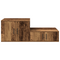 vidaXL Storage Cabinet Old Wood 118x41x40 cm Engineered Wood