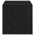 vidaXL Black Storage Cabinet 42.5x16.1x15.7 inches Made from Engineered Wood
