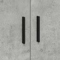 vidaXL Storage Cabinet in Concrete Grey - 108x41x40 cm, Made with Engineered Wood