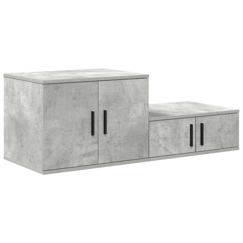 vidaXL Storage Cabinet in Concrete Grey - 108x41x40 cm, Made with Engineered Wood