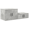 vidaXL Storage Cabinet in Concrete Grey - 108x41x40 cm, Made with Engineered Wood