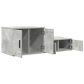 vidaXL Storage Cabinet in Concrete Grey - 108x41x40 cm, Made with Engineered Wood