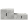 vidaXL Storage Cabinet in Concrete Grey - 108x41x40 cm, Made with Engineered Wood
