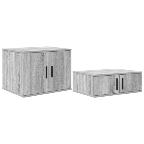 vidaXL Storage Cabinet Grey Sonoma 108x41x40 cm Engineered Wood