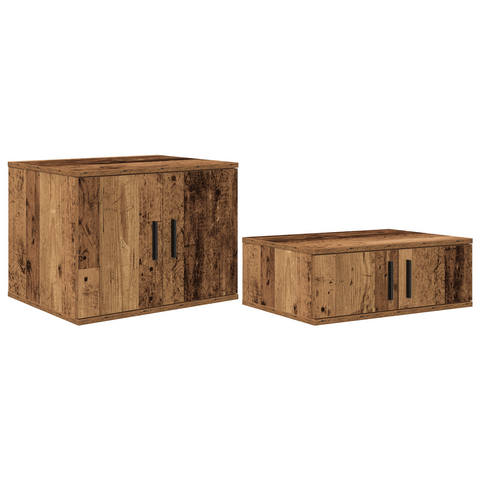 vidaXL Storage Cabinet - Old Wood - 108x41x40 cm - Engineered Wood