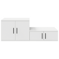 vidaXL White Storage Cabinet 103x41x40 cm Made from Engineered Wood