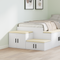 vidaXL White Storage Cabinet 103x41x40 cm Made from Engineered Wood