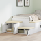 vidaXL White Storage Cabinet 103x41x40 cm Made from Engineered Wood
