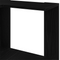 vidaXL Corner Bookcase - 5 Shelves, Black Oak, 50x50x179 cm, Made from Engineered Wood