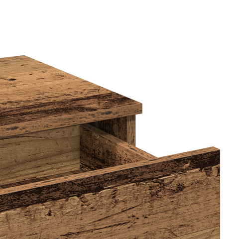 vidaXL Dressing Table Old Wood 100 x 40 x 130 cm Engineered wood