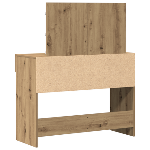 vidaXL Dressing Table Artisan oak 100 x 40 x 120 cm Engineered wood