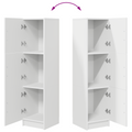 vidaXL Highboard White 31.5 x 32 x 124 cm Engineered wood