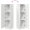 vidaXL Highboard White 31.5 x 32 x 124 cm Engineered wood