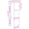 vidaXL Highboard White 31.5 x 32 x 124 cm Engineered wood