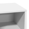 vidaXL Bedside Cabinets with LED 2 pcs White 50x34,5x50 cm