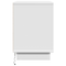 vidaXL Bedside Cabinets with LED 2 pcs White 50x34,5x50 cm