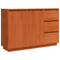 vidaXL Sideboard with Drawer with Storage with Door Brown Solid Pine wood