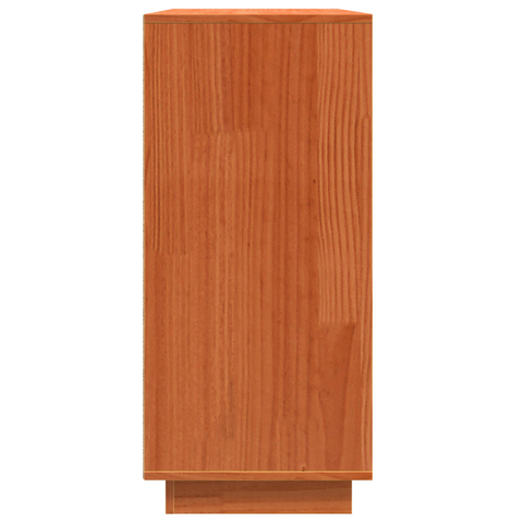 vidaXL Sideboard with Drawer with Storage with Door Brown Solid Pine wood