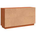 vidaXL Sideboard with Storage with Door Brown Solid Pine wood