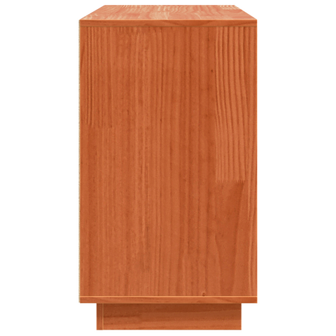 vidaXL Sideboard with Storage with Door Brown Solid Pine wood