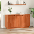 vidaXL Sideboard with Storage with Door Brown Solid Pine wood