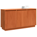 vidaXL Sideboard with Storage with Door Brown Solid Pine wood