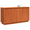 vidaXL Sideboard with Storage with Door Brown Solid Pine wood