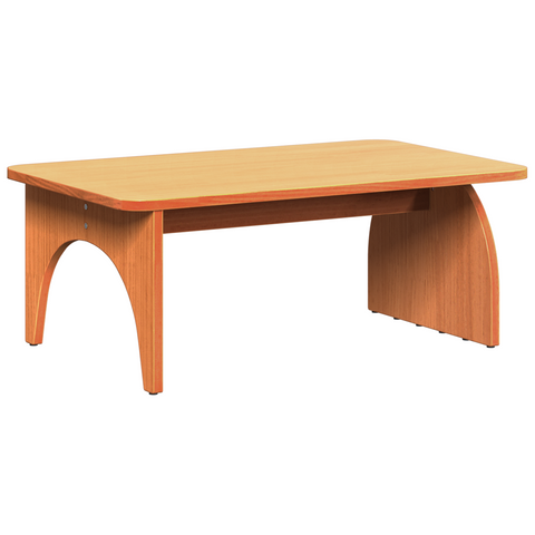 vidaXL Coffee Table Wax brown 80 x 50 x 31 cm Solid pine wood