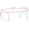 vidaXL Coffee Table Wax brown 80 x 50 x 31 cm Solid pine wood