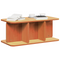vidaXL Coffee Table Wax brown 80 x 39.5 x 33.5 cm Solid pine wood
