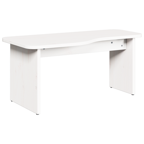 vidaXL Coffee Table 2 pcs White Solid pine wood