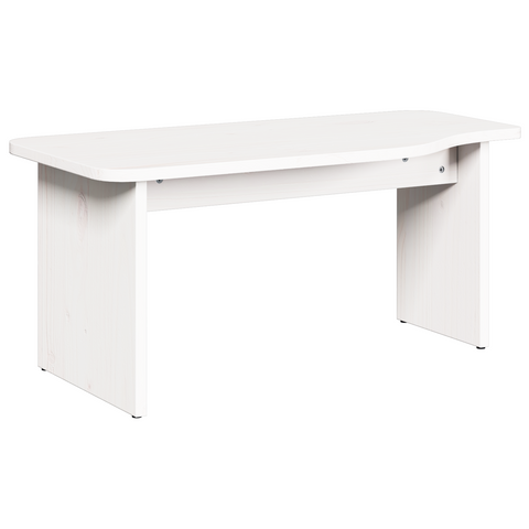 vidaXL Coffee Table 2 pcs White Solid pine wood