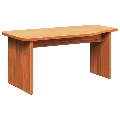 vidaXL Coffee Table 2 pcs Wax brown 100 x 69 x 35.5 cm Solid pine wood