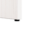 vidaXL Side Table White Solid pine wood