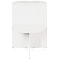 vidaXL Side Table White Solid pine wood