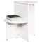 vidaXL Side Table White Solid pine wood
