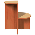 vidaXL Side Table Wax brown 50 x 40 x 50 cm Solid pine wood