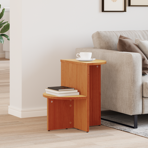 vidaXL Side Table Wax brown 50 x 40 x 50 cm Solid pine wood