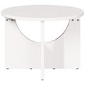 vidaXL Coffee Table White 50 x 50 x 35 cm Solid pine wood