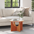 vidaXL Coffee Table Brown 50 x 50 x 35 cm Solid pine wood