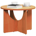 vidaXL Coffee Table Brown 50 x 50 x 35 cm Solid pine wood
