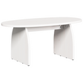 vidaXL Coffee Table White 80 x 40 x 35 cm Solid pine wood