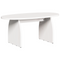 vidaXL Coffee Table White 80 x 40 x 35 cm Solid pine wood