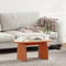 vidaXL Coffee Table Wax brown 80 x 40 x 35 cm Solid pine wood