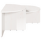vidaXL Coffee Table 2 pcs White Solid pine wood