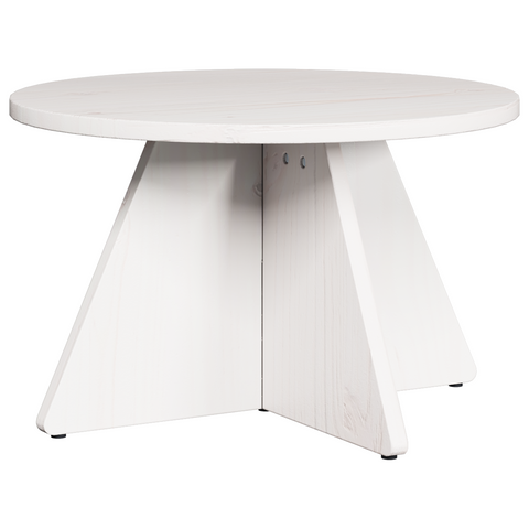 vidaXL Coffee Table Set 3 pcs White Solid pine wood