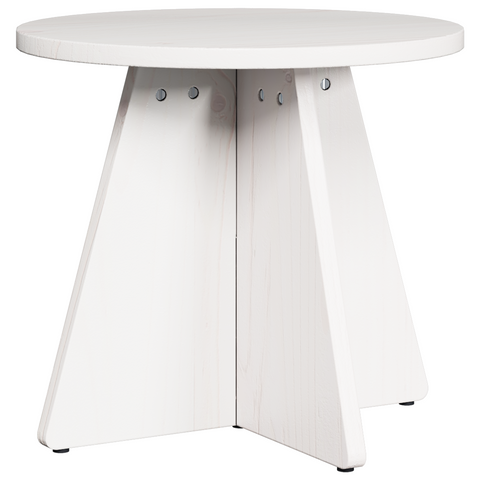 vidaXL Coffee Table Set 3 pcs White Solid pine wood